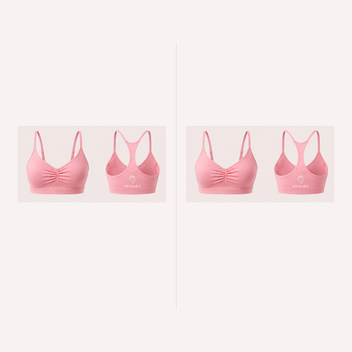 FRAISES Bra Duo in Strawberry Shortcake Pink and Strawberry Shortcake Pink
